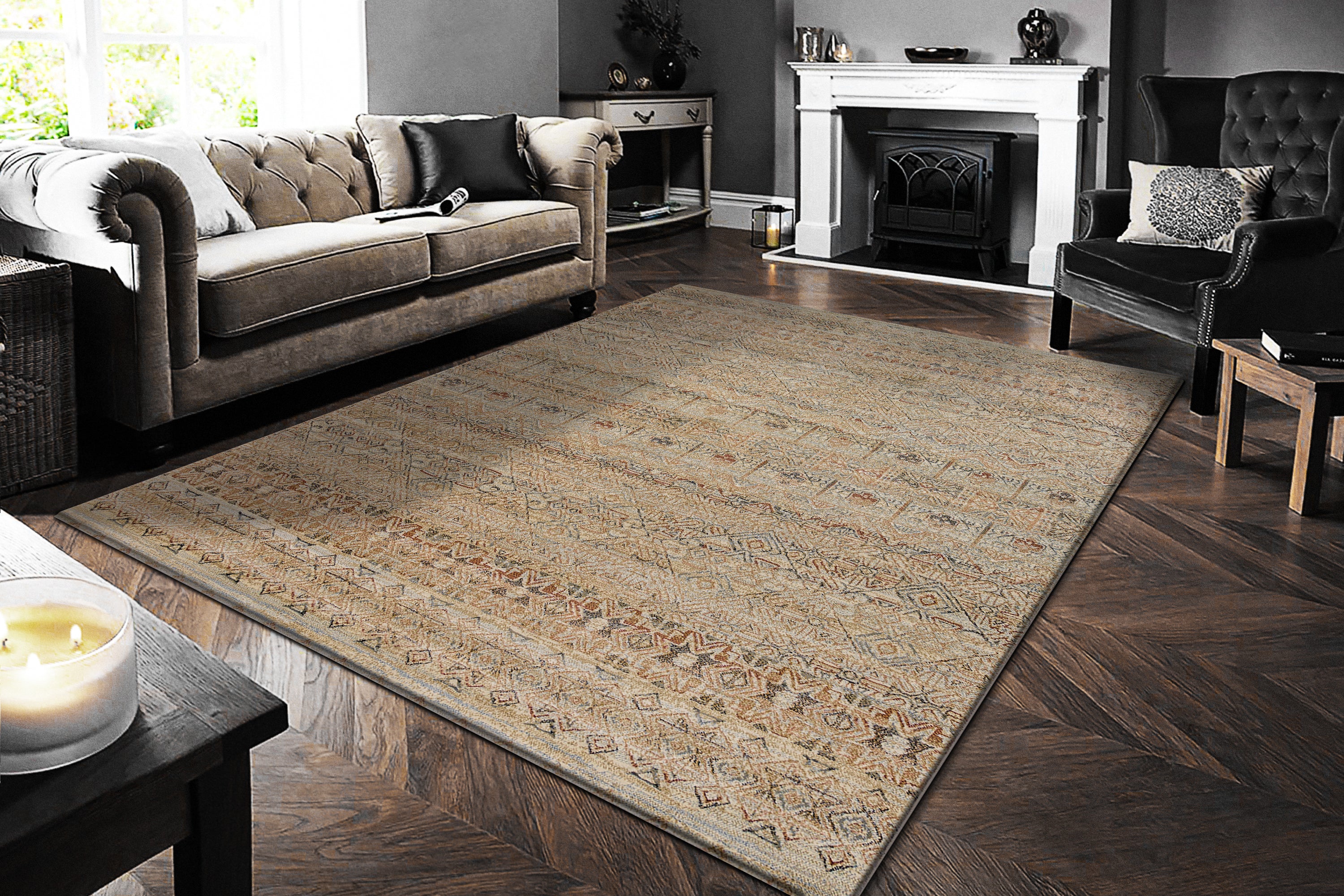 Dynamic Rugs IMPERIAL 68331-6848 Natural Rug