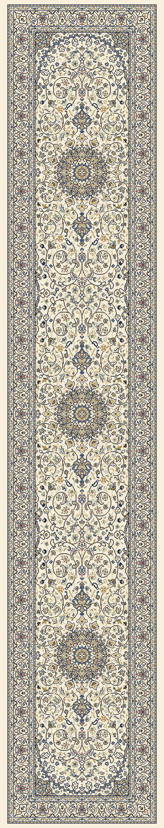 Dynamic Rugs ANCIENT GARDEN 57119-6464 Ivory Rug