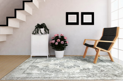 Dynamic Rugs SUNRISE 6681-899 Cream/Grey Rug