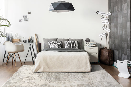 Dynamic Rugs CASTILLA 3558-195 Light Grey Rug