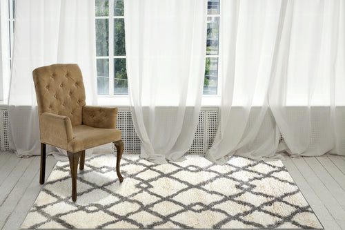 Dynamic Rugs NITRO LUX 6361-109 Ivory Rug