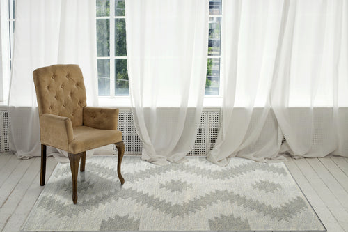 Dynamic Rugs AVA 5201-190 Ivory/Grey Rug