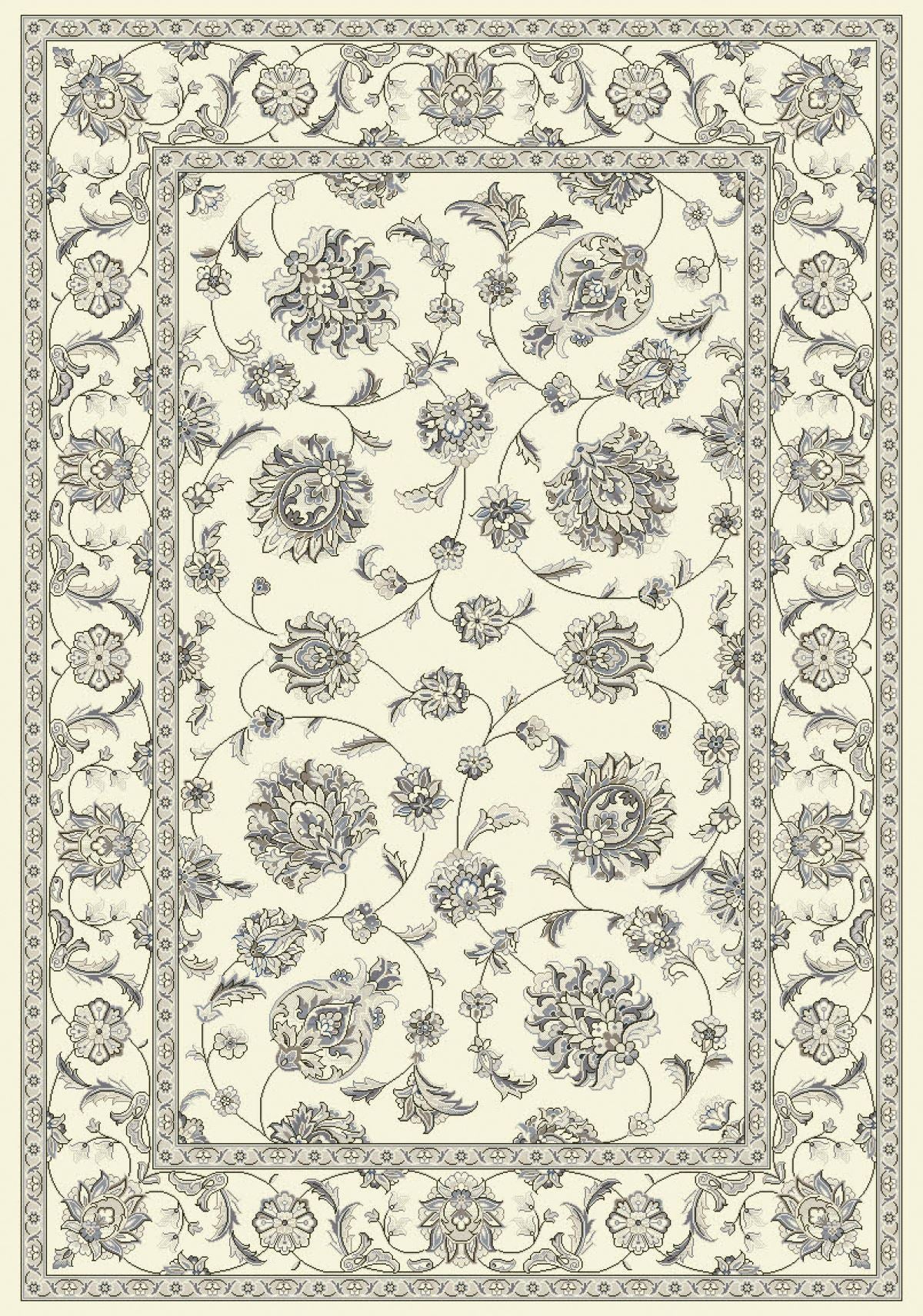 Dynamic Rugs ANCIENT GARDEN 57365-6666 Cream Rug