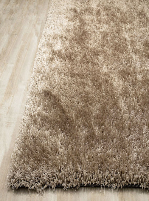 American cover design / Persian weavers Alma Afro Shag Plain Beige Rug
