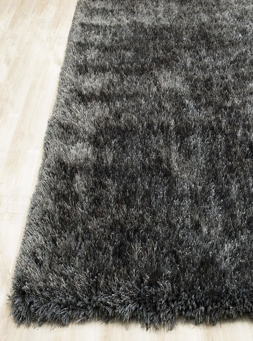 American cover design / Persian weavers Alma Afro Shag Plain Gray Rug