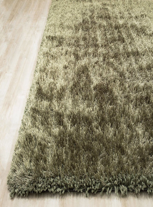 American cover design / Persian weavers Alma Afro Shag Plain Sage Green Rug