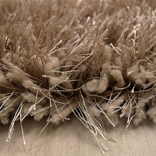 American cover design / Persian weavers Alma Afro Shag Plain Beige Rug