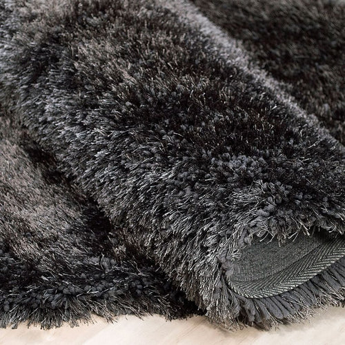 American cover design / Persian weavers Alma Afro Shag Plain Gray Rug