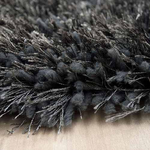 American cover design / Persian weavers Alma Afro Shag Plain Gray Rug