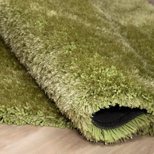 American cover design / Persian weavers Alma Afro Shag Plain Lime Green Rug