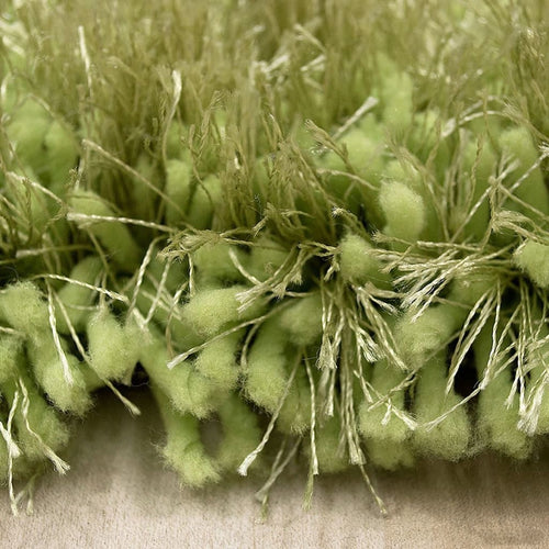 American cover design / Persian weavers Alma Afro Shag Plain Lime Green Rug