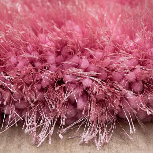 American cover design / Persian weavers Alma Afro Shag Plain Pink Rug