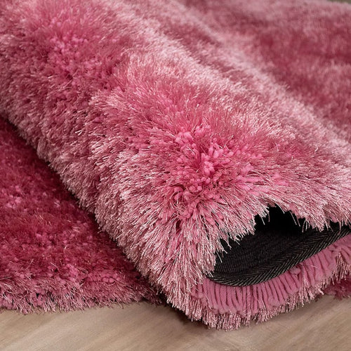 American cover design / Persian weavers Alma Afro Shag Plain Pink Rug