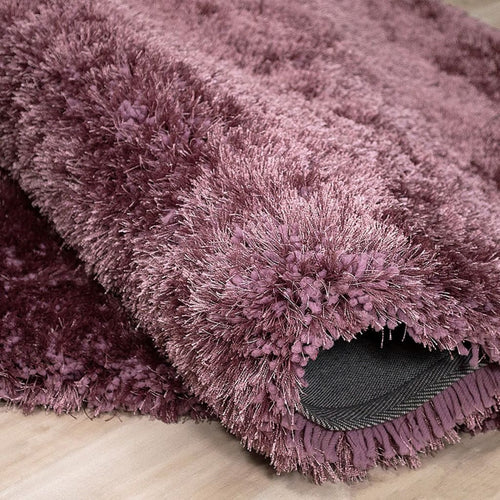American cover design / Persian weavers Alma Afro Shag Plain Purple Rug