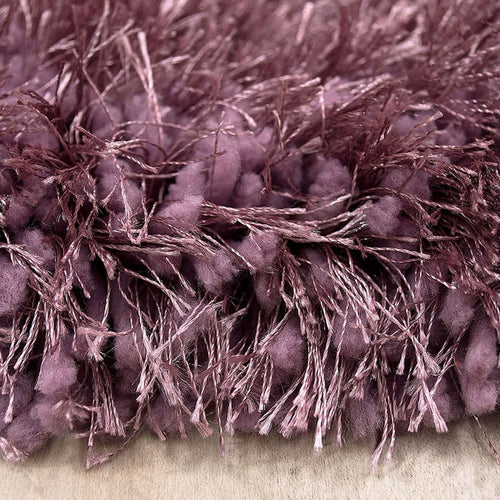 American cover design / Persian weavers Alma Afro Shag Plain Purple Rug