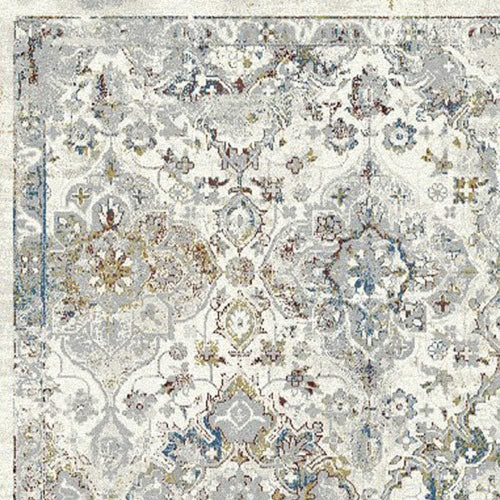 Amara 7463-190 Light Beige Rug - Blend Of Viscose And Shrink