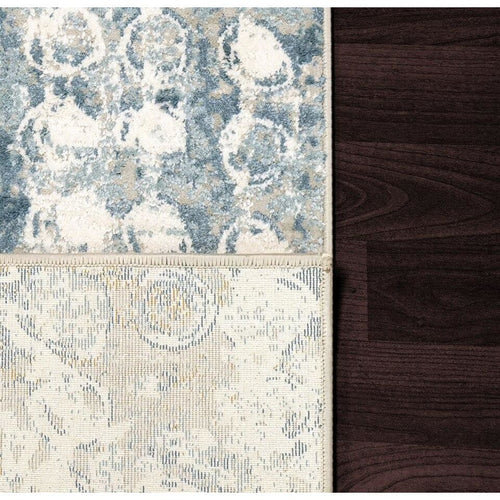 Amara 7465-500 Blue Rug - Blend Of Viscose And Shrink 