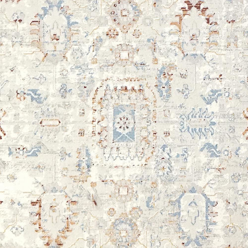 Amara 7466-190 Ivory/Grey Rug - Blend Of Viscose And Shrink 
