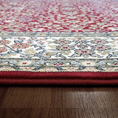 Ancient Garden 57078-1414 Red/Ivory Rug - 100% Decolan 