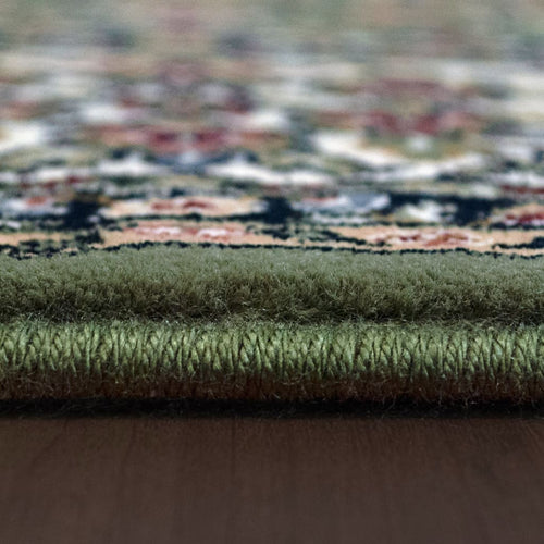 Ancient Garden 57078-4444 Green/Ivory Rug - 100% Decolan 