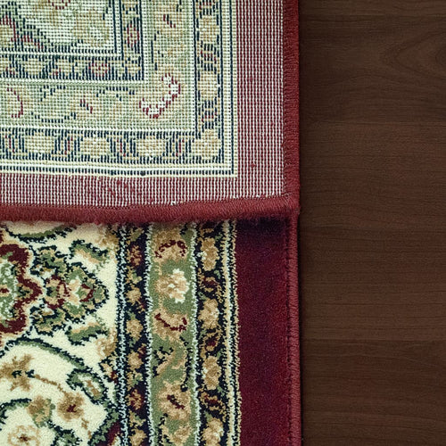 Ancient Garden 57119-1414 Red/Ivory Rug - 100% Decolan 