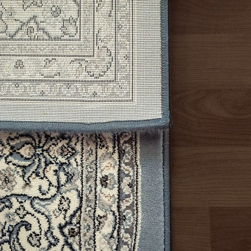 Ancient Garden 57119-4646 Steel Blue/Cream Rug - 100% 