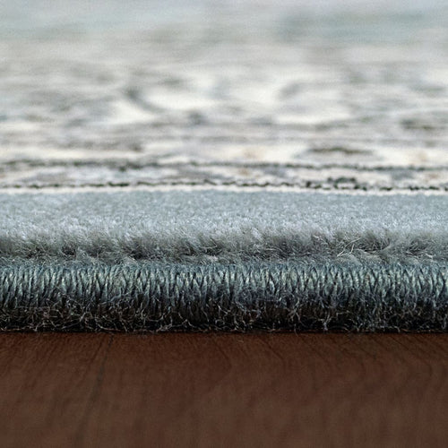 Ancient Garden 57119-4646 Steel Blue/Cream Rug - 100% 