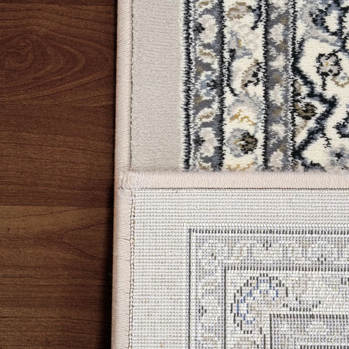 Ancient Garden 57119-9666 Soft Grey/Cream Rug - 100% Decolan