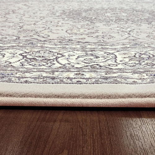 Ancient Garden 57119-9666 Soft Grey/Cream Rug - 100% Decolan