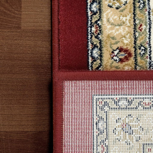 Ancient Garden 57120-1464 Red/Ivory Rug - 100% Decolan 