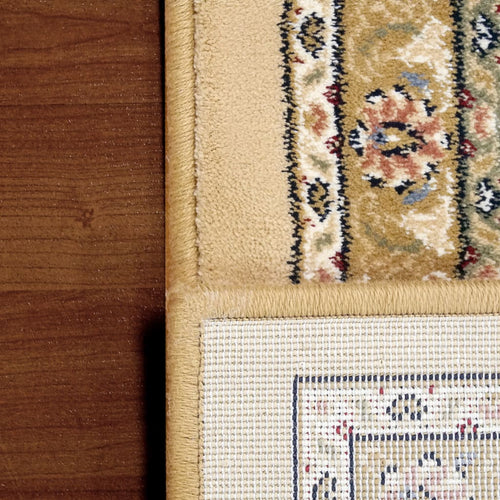 Ancient Garden 57120-2464 Light Gold/Ivory Rug - 100% 