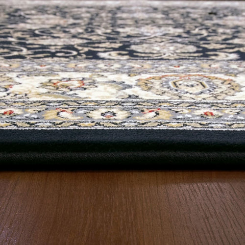 Ancient Garden 57120-3464 Blue/Ivory Rug - 100% Decolan 