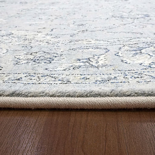 Ancient Garden 57126-9696 Silver/Grey Rug - 100% Decolan 