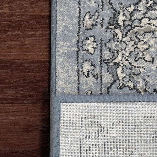 Ancient Garden 57136-4646 Steel Blue/Cream Rug - 100% 