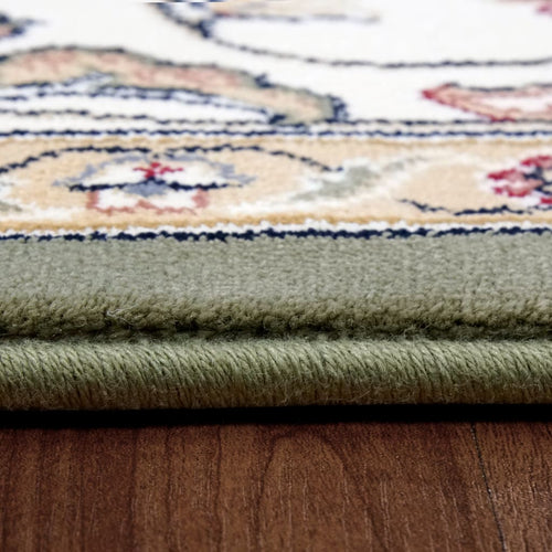Ancient Garden 57365-4464 Green/Ivory Rug - 100% Decolan 
