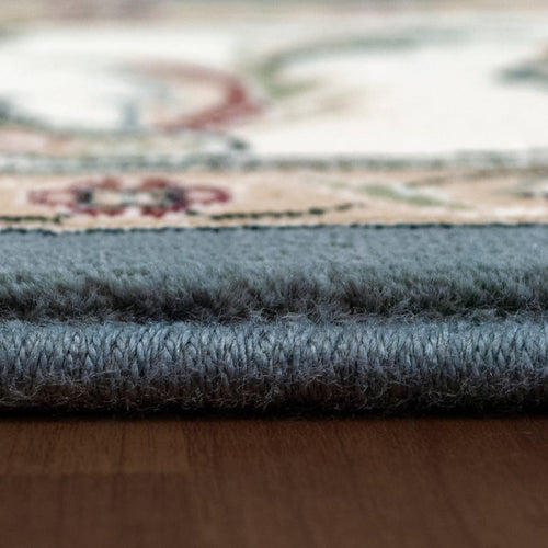 Ancient Garden 57365-5464 Light Blue/Ivory Rug - 100% 