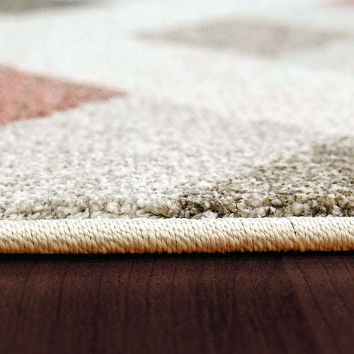 Avenue 3403-6111 Ivory/Multi Rug - 100% Heatset Frise 