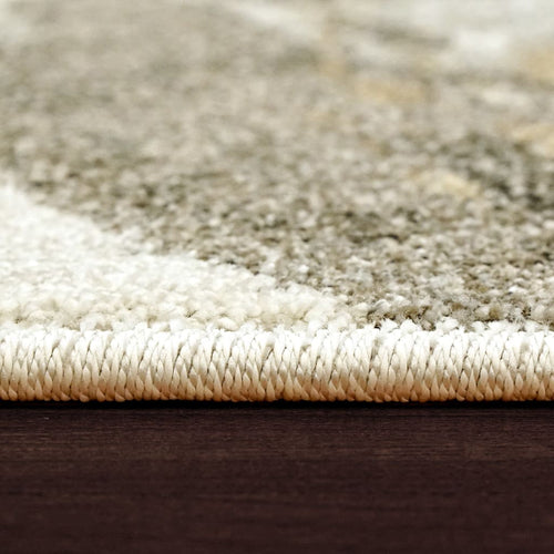Avenue 3407-6191 Ivory/Gold Rug - 100% Heatset Frise 