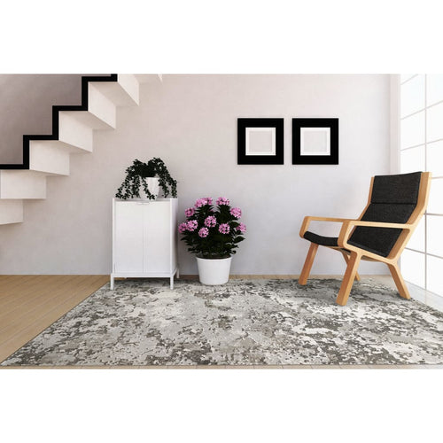 Avenue 3417-6121 Grey Rug - 100% Heatset Frise Polypropylene