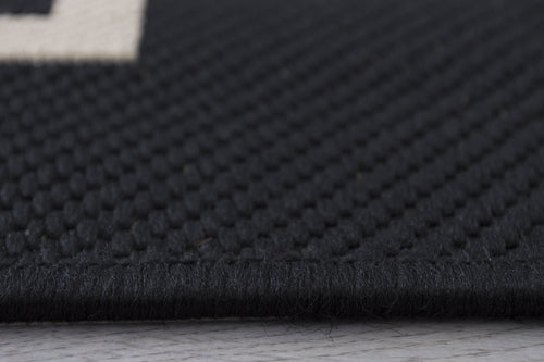 American cover design / Persian weavers Bahamas 671 Black Rug