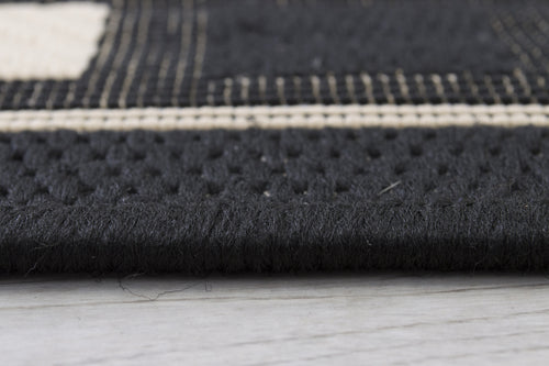 American cover design / Persian weavers Bahamas 672 Black Rug