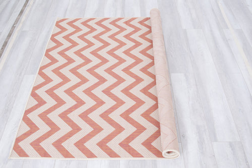 American cover design / Persian weavers Bahamas 674 Terracotta Rug