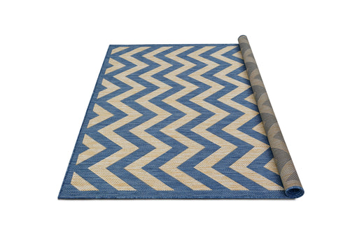 American cover design / Persian weavers Bahamas 674 Blue Rug