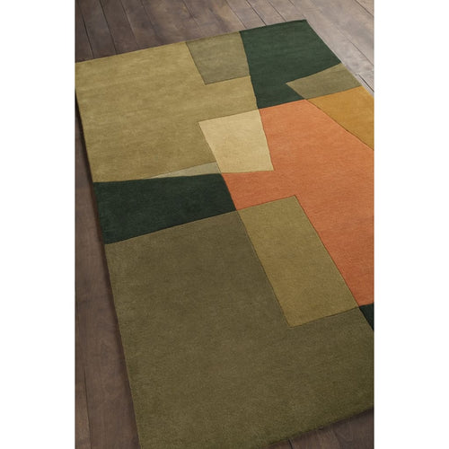 Bense Garza BEN-3014 Green Rug