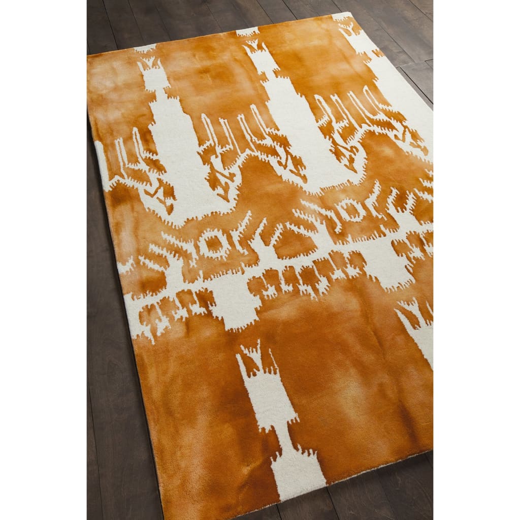 Chandra Zyalin CAI-42001 Orange Rug