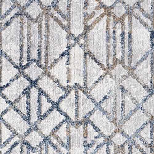 Castilla 3527-995 Grey/Multi Rug - 75% Polypropylene & 25% 