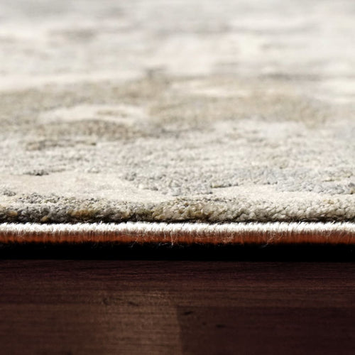 Castilla 3528-190 Cream/Grey Rug - 75% Polypropylene & 25% 