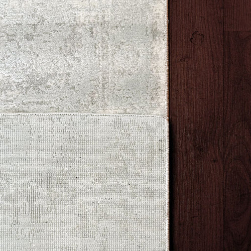 Castilla 3530-109 Cream/Silver Rug - 75% Polypropylene & 25%