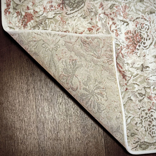 Chateau 98203-6111 Beige/Blush Rug - Shrink Polyester With 