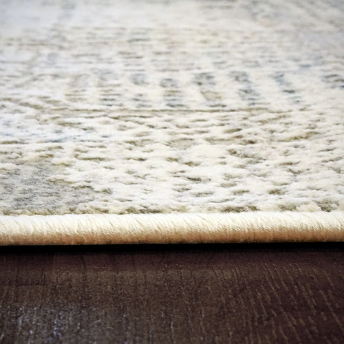 Chateau 98204-6242 Beige/Blue Rug - Shrink Polyester With 